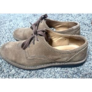 John Varvatos USA Oxford Suede Chukka Boots Mens 8.5 Tan Lace Up Casual Shoes